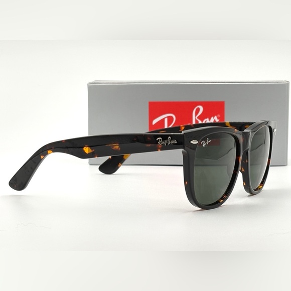 Ray-Ban Wayfarer Sunglasses 54-18-150 Original Classic Tortoise Green RB2140 - Picture 8 of 16